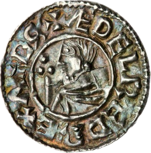 Æthelred II "Unræd" (978-1016), Standard 'Crux' Type, Penny, c. 991-997