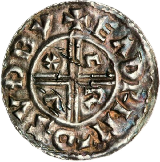 Æthelred II "Unræd" (978-1016), Standard 'Crux' Type, Penny, c. 991-997