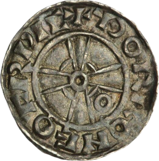 Edward the Confessor (1042-1066), Light Coinage, 'Expanding Cross' Type, Penny, 1050-1053