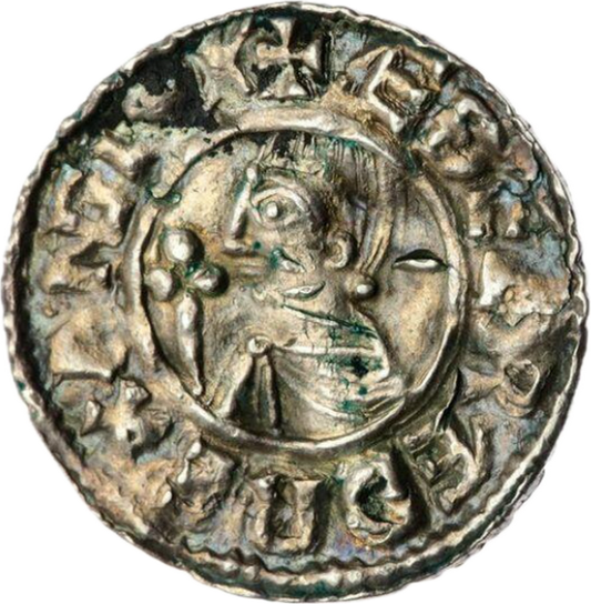 Æthelred II "Unræd" (978-1016), Standard 'Crux' Type, Penny, c. 991-997