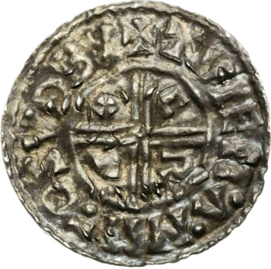 Æthelred II "Unræd" (978-1016), Standard 'Crux' Type, Penny, c. 991-997