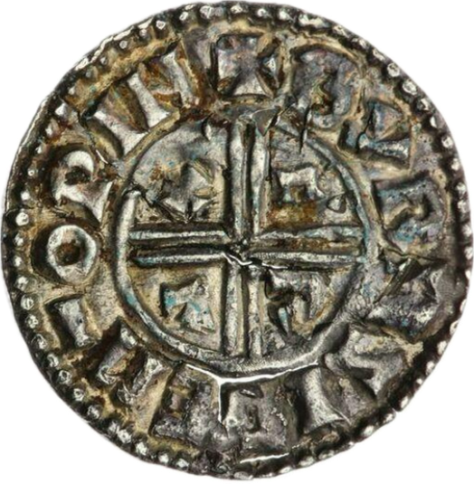 Æthelred II "Unræd" (978-1016), Standard 'Crux' Type, Penny, c. 991-997