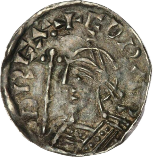 Edward the Confessor (1042-1066), Light Coinage, 'Expanding Cross' Type, Penny, 1050-1053